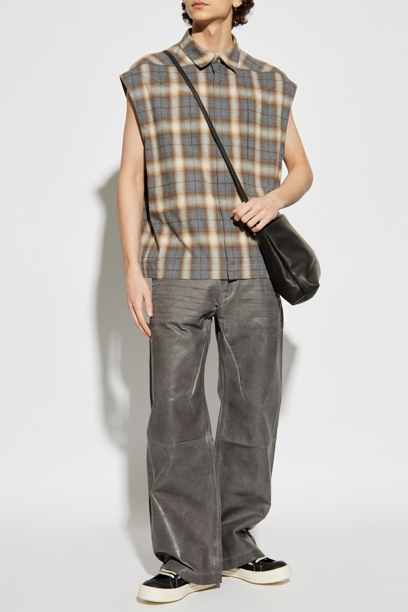 【関税＆送料込み】Rick Owens Drkshdw Straight-Leg Jeans Rick Owens DRKSHDW Bias mid-rise straight-leg Jeans | Blue